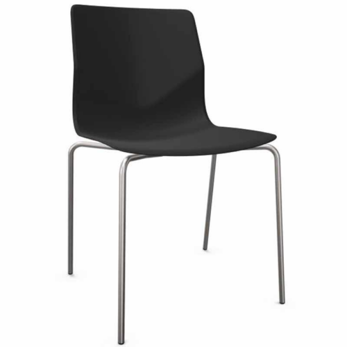 Black Fore Sure 44 4 Leg Chair