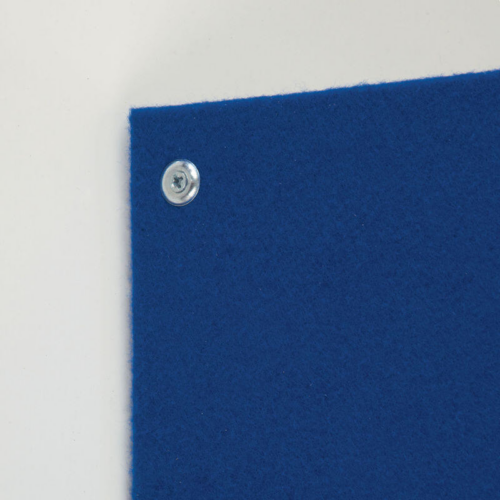 Unframed Blue Felt Noticeboard Corner Detail