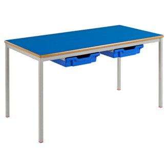 Blue Metalliform Fully Welded Tray Table