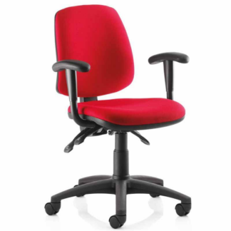 Red Ocee Fusion Petite Office Chair