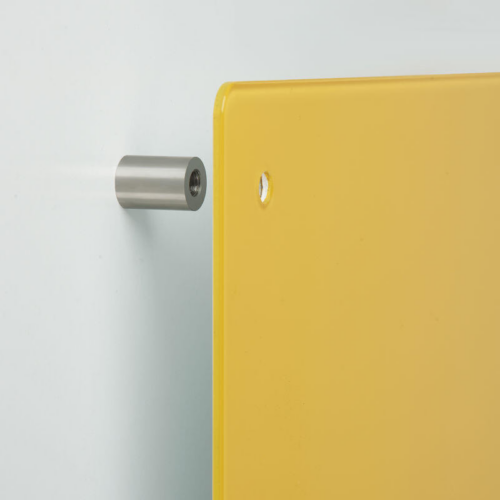 Yellow Glassboard and fixing