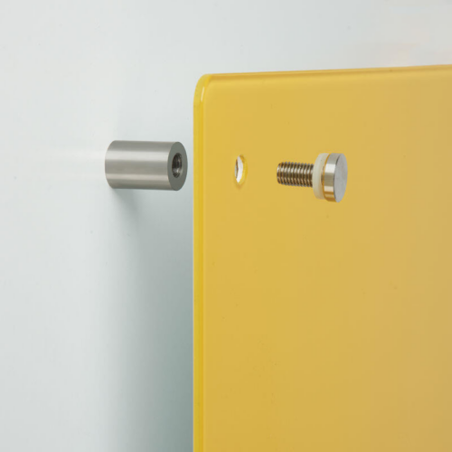 Yellow Glassboard and fixing