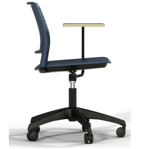 KI Grafton Task Chair with Writing Tablet Side View