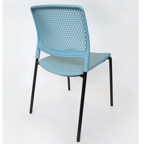 Light Blue Grafton Chair Rear View