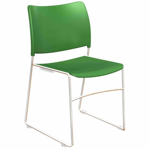 Green Zlite High Density Stacking Chair