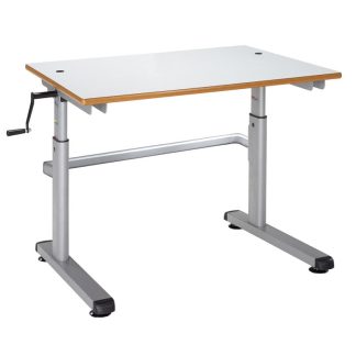 Metalliform Height Adjustable Classroom Rectangular Table