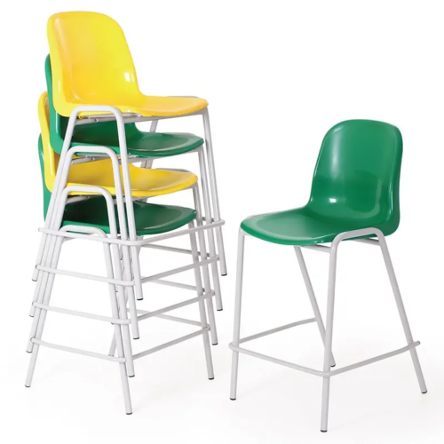 Stack of 5 Yellow & Green Harmony Stools