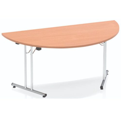 Henley 1600mm Semi Circular Beech Folding Table