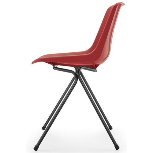 Indian Red Robin Day Polyside Chair