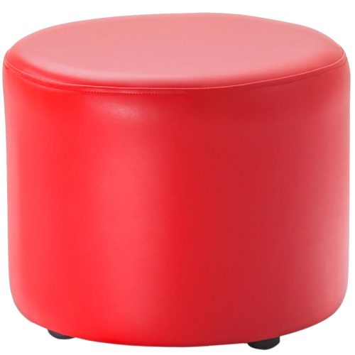 Red Round Stool