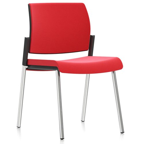 Red Pledge Kind 4 Leg Chair