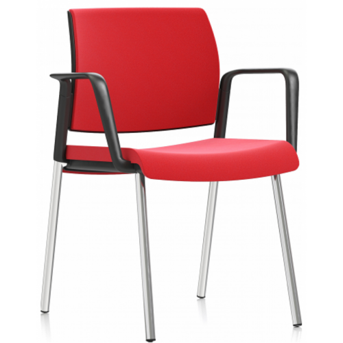 Red Pledge Kind 4 Leg Armchair