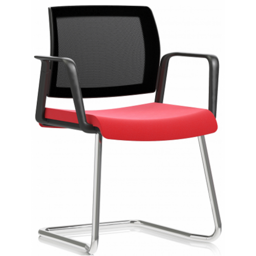 Pledge Kind Mesh Back Meeting Chair with Cantilever Frame