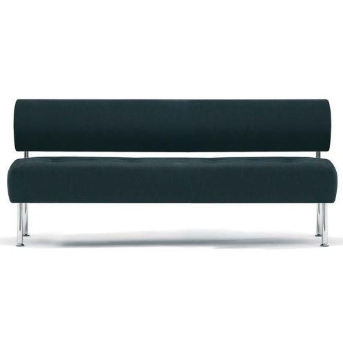 Black Pledge Koko Three Seater Bench