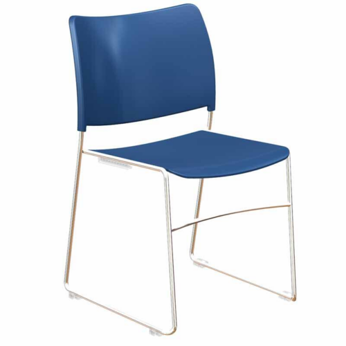 Blue Zlite High Density Stacking Chair