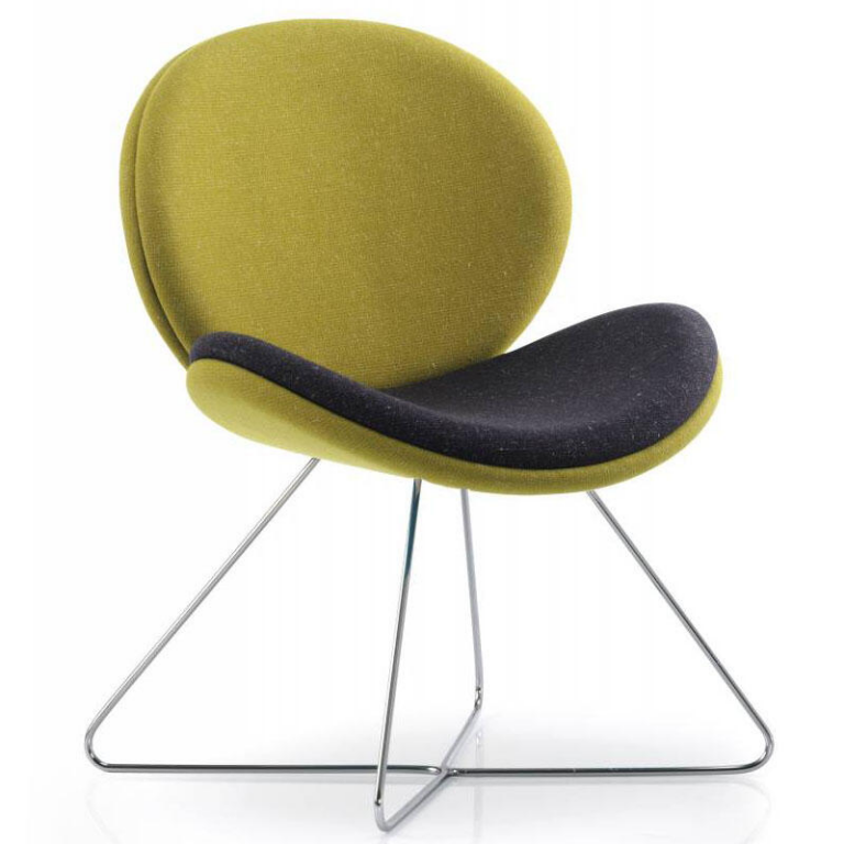 Ocee Giggle Chair on Wire Skid Frame