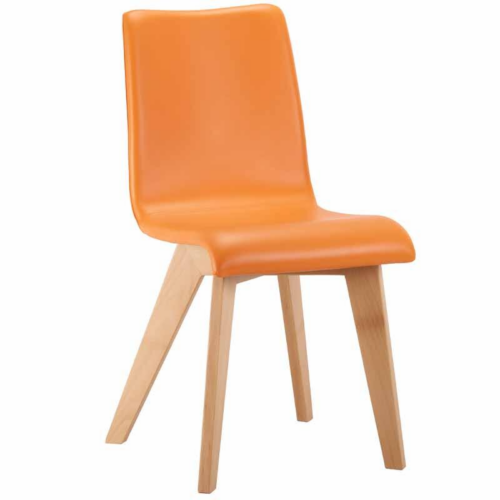 Orange Blaze Upholstered Chair