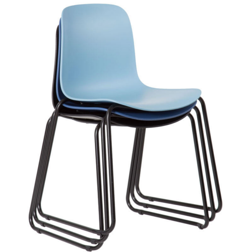 Stacked Origin Flux Sled Base Chairs