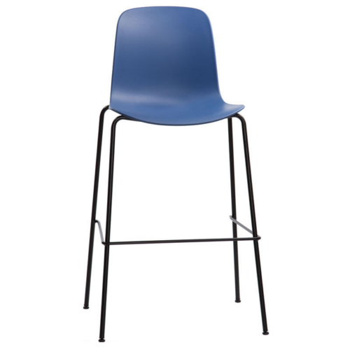 Origin Blue Flux Stool with Black Frame