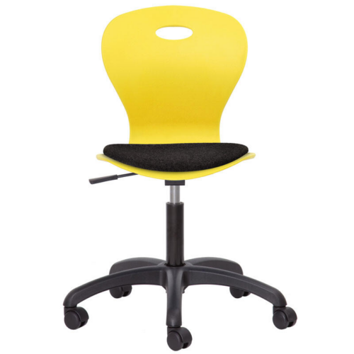 Yellow and black Origin Lotus Task Chair