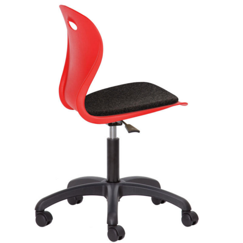 Red and black Origin Lotus Task Chair