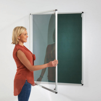 Dark Green Tamperproof Noticeboard