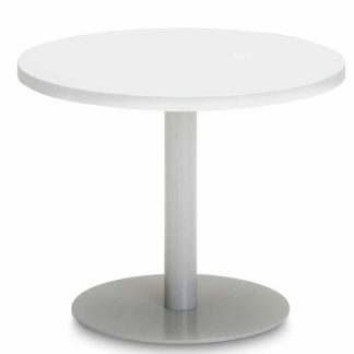 Rainbow Coffee Table White Top Grey Base
