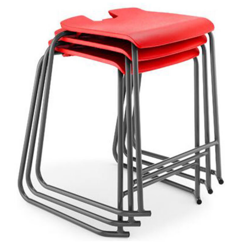 Stacked Red Hille SE Stools