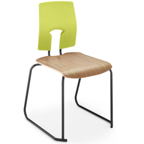 Hille SE Classic Chair with Skid Frame