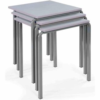 Stacked Metalliform Reliance Square Tables