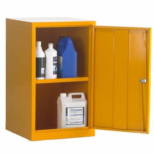 Cabtek Yellow COSSH Open Cabinet SU01F