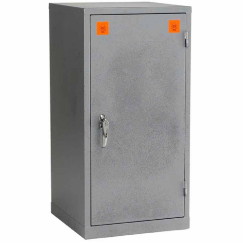 Closed Grey COSHH Storage Cabinet