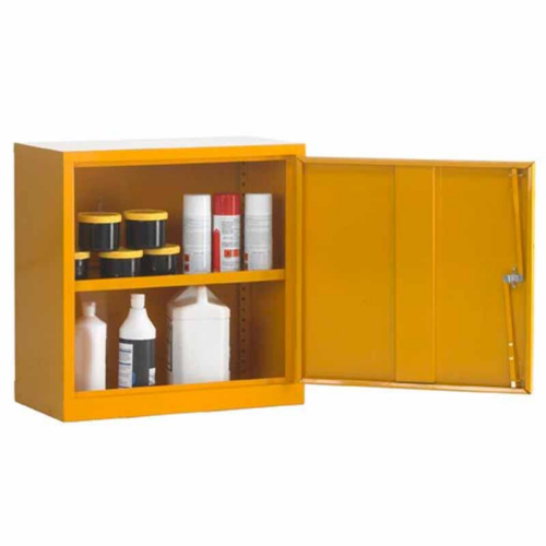 Cabtek Yellow COSSH Open Cabinet SU03F