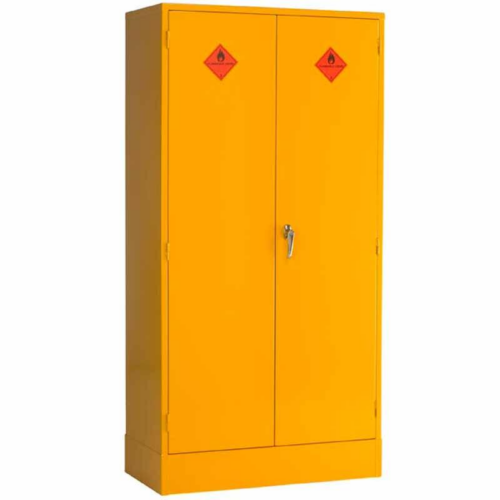 Cabtek Yellow COSSH Cabinet SU08F