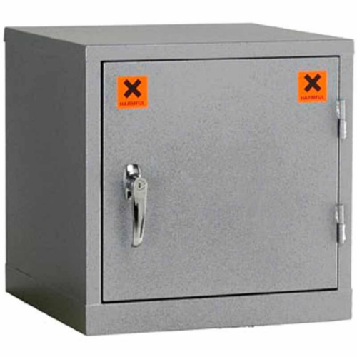 Closed Grey COSHH Storage Cabinet