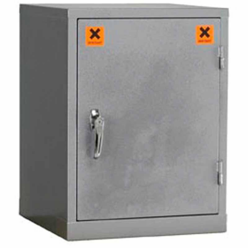 Closed Grey COSHH Storage Cabinet