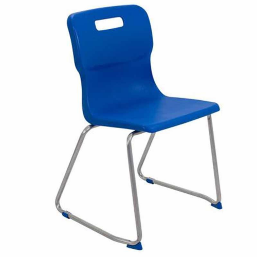 titan blue skid chair
