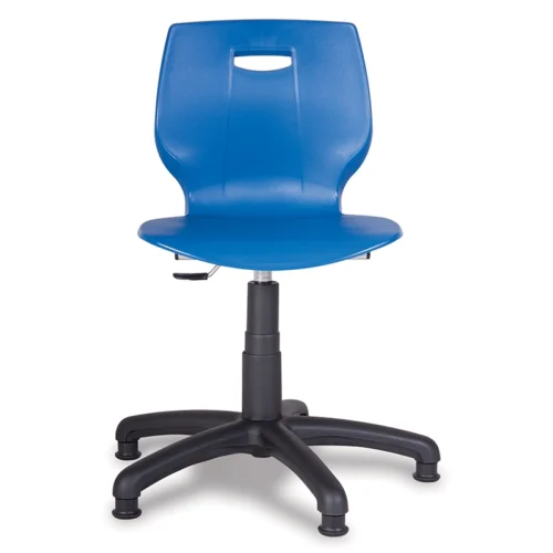 Advanced Blue Geo ICT Swivel Chair with Glides