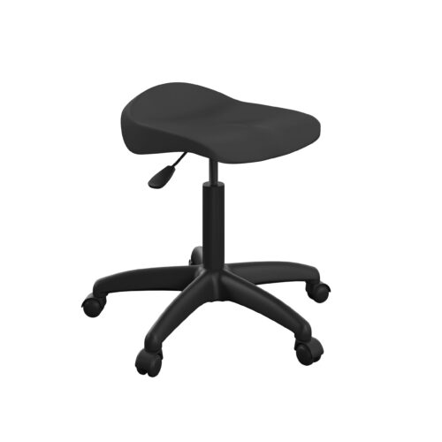 Black Titan Swivel Stool