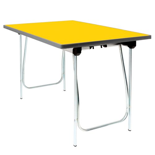 Gp[ak Vantage Yellow Heavy Duty Folding Table