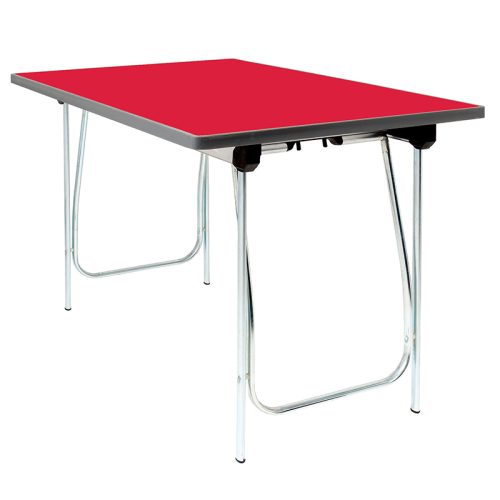 Gopak Vantage Poppy Red Heavy Duty Folding Table
