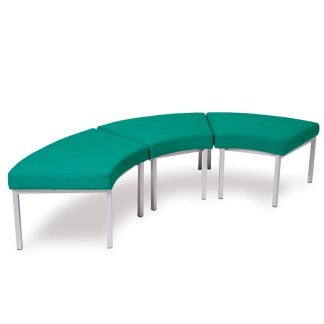 Upholstered Curved Stool Group