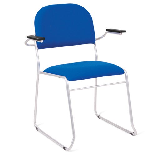 Blue Urban Upholstered Stacking Armchair