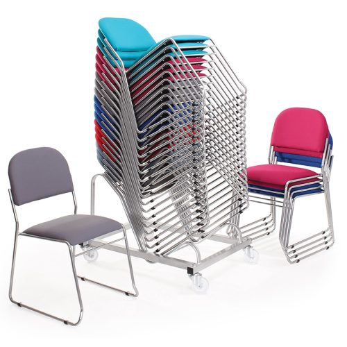 Urban Stacking Chairs on Trolley