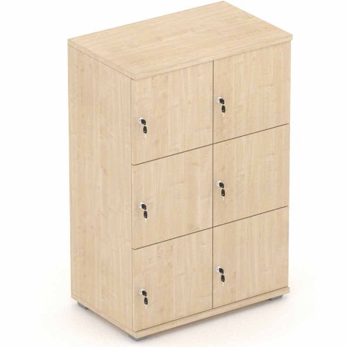 Double Column Three Tier Locker