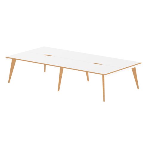 Oslo 4 Person Back to Back Bench Desks