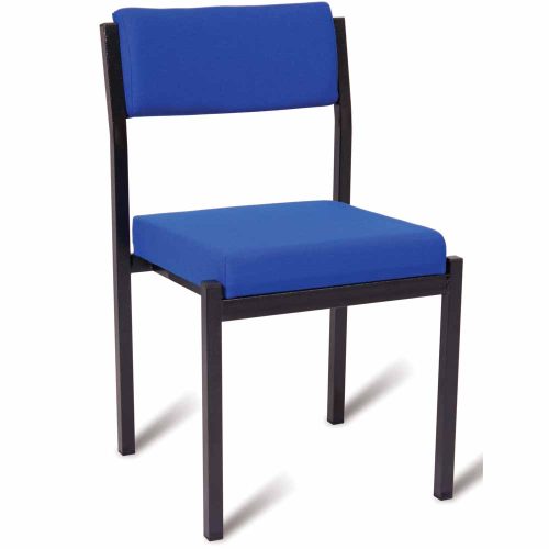 Blue Heavy Duty Stacking Visitor Chair