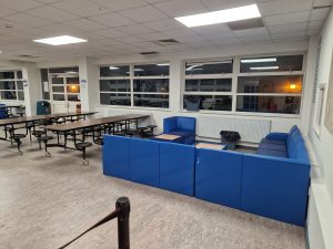 SWA Blue Beth Modular Units in Sixth Form