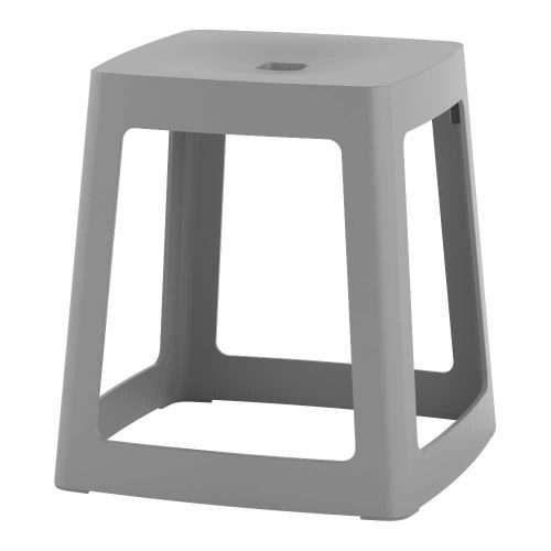 Mouse Grey Base Low Stool