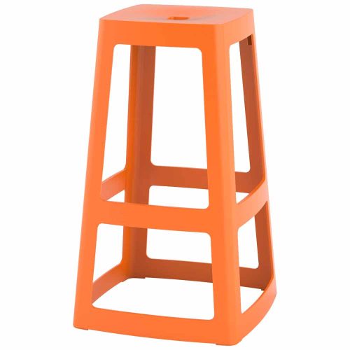 Origin Red Orange Base High Stool